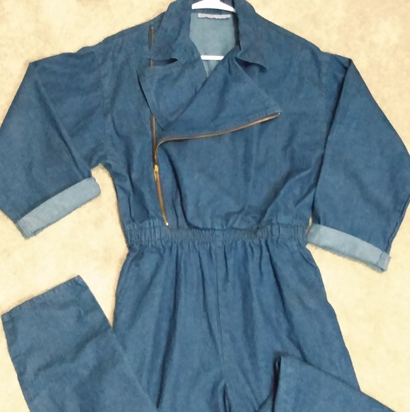 denim jumpsuit size 14